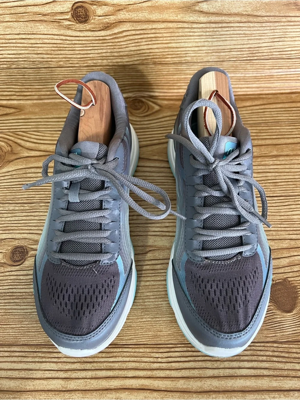 Ryka Devotion Plus 3 Women's 8M Gray Blue QT Grey Mesh Fitness Walking Shoe